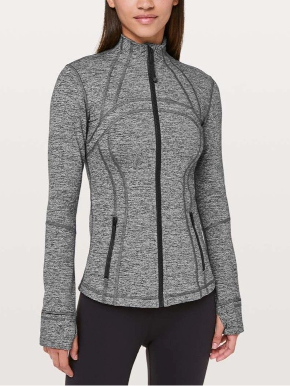 Lululemon Define Jacket Heathered Black 10